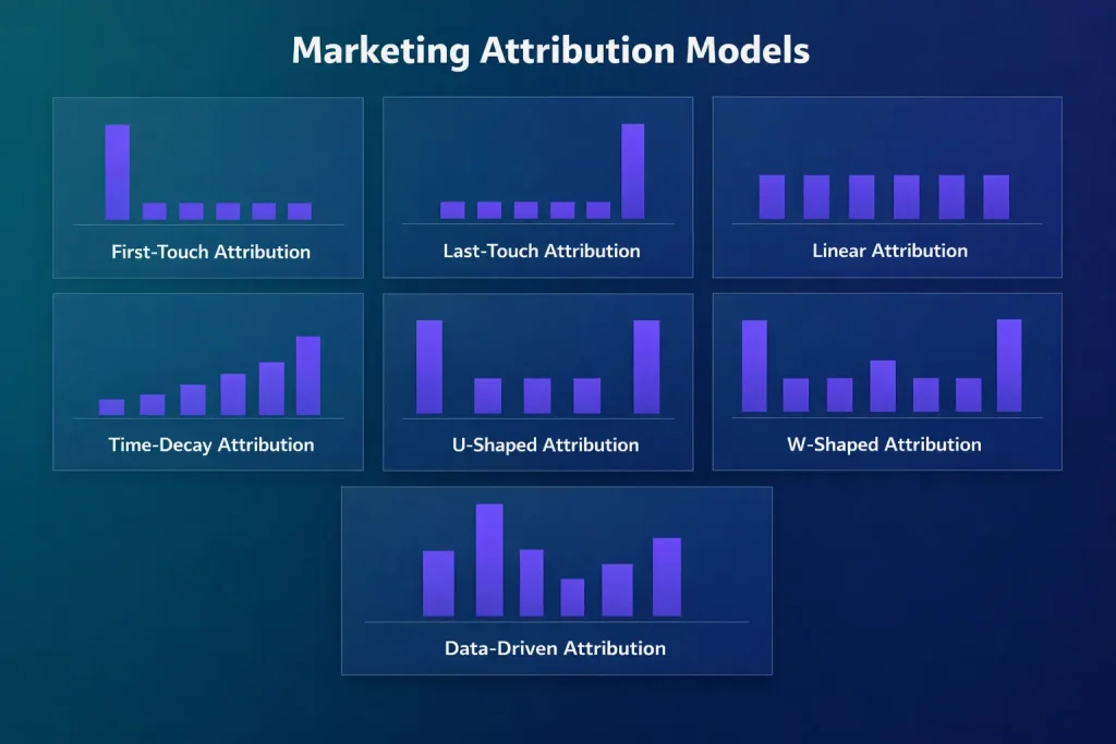 Marketing Attribution Models Infographic